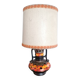 Vintage orange ceramic lamp - Fat Lava 1970 - Scheurich Workshops