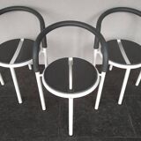 Fritz Hansen - Set Van 3 'Pelikan' Eettafel Stoelen- By Niels Gammelgaard