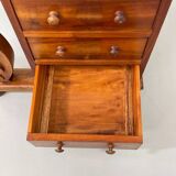 20th century Davenport desk with walnut piano top