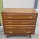 Commode vintage 1950 pieds compas 4 tiroirs