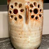 Vintage owl ceramic vase