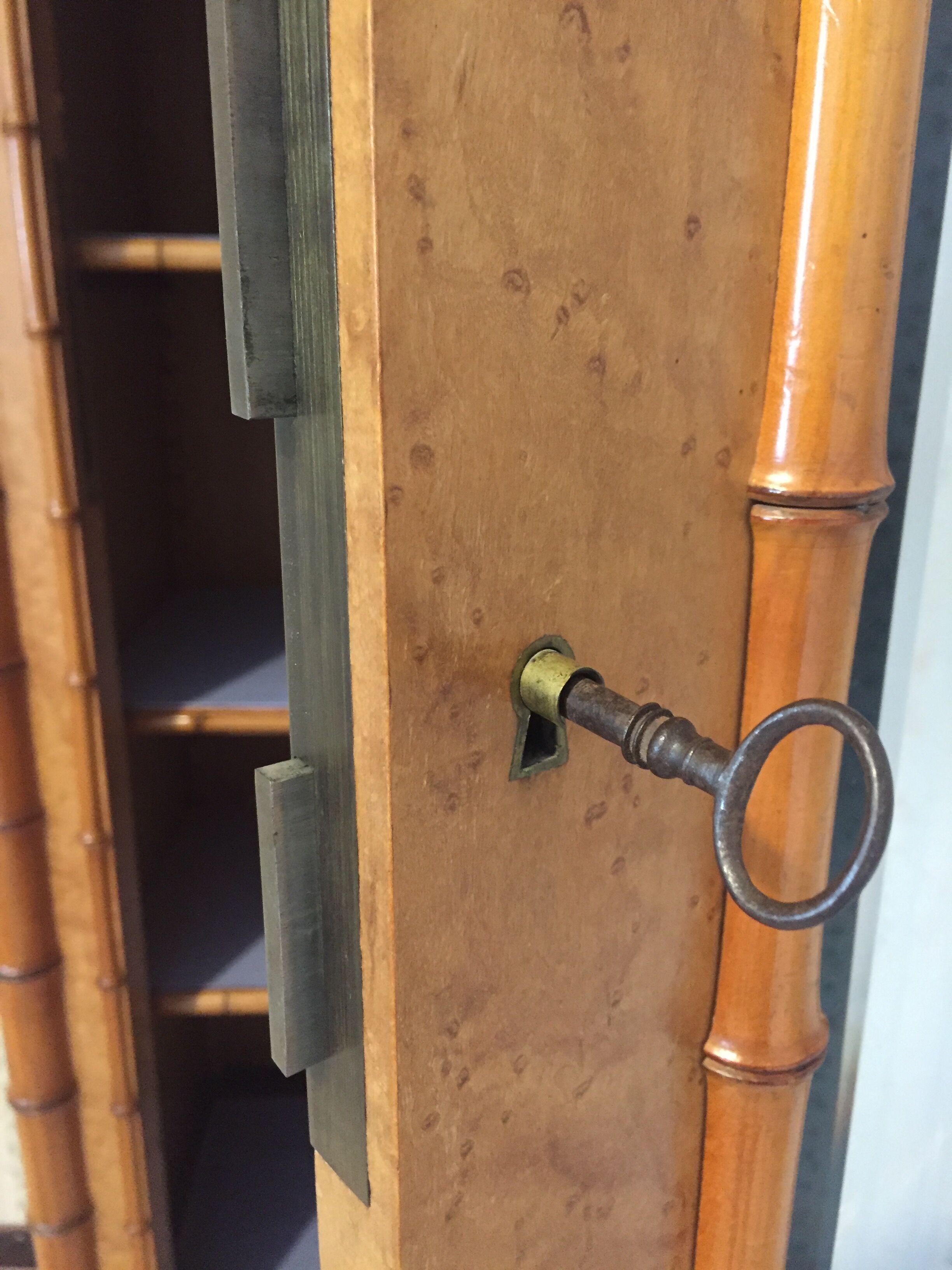 Ice cabinet bamboo collection circa 1870 Napoleon III