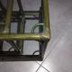 Vintage nesting table, green in colour.
