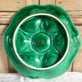 6 Sarreguemines slurry oyster plates