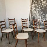 Set of 8 Hiller bistro chairs