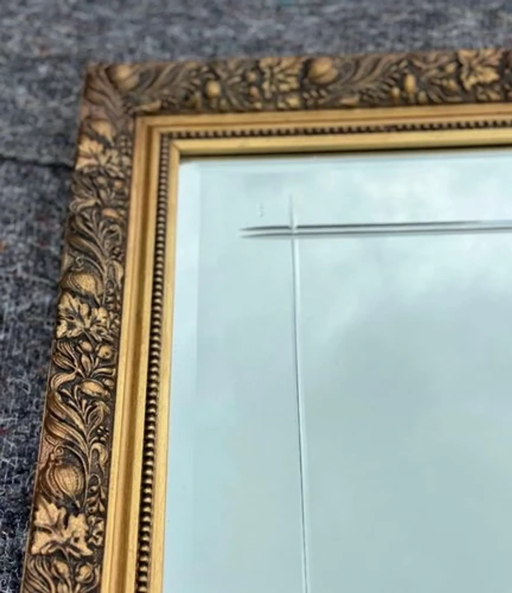 Bevelled Vintage Ornate Mirror