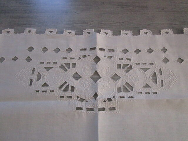 Embroidered old fabric