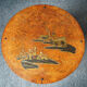 Antique Shibayama Inlaid Japanese Nested Tables in Burr Walnut