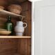 Large ivory cupboard