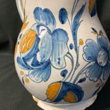 Antique earthenware pitcher from La Rochelle, 18th century