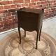 Classic dark wood bedside table