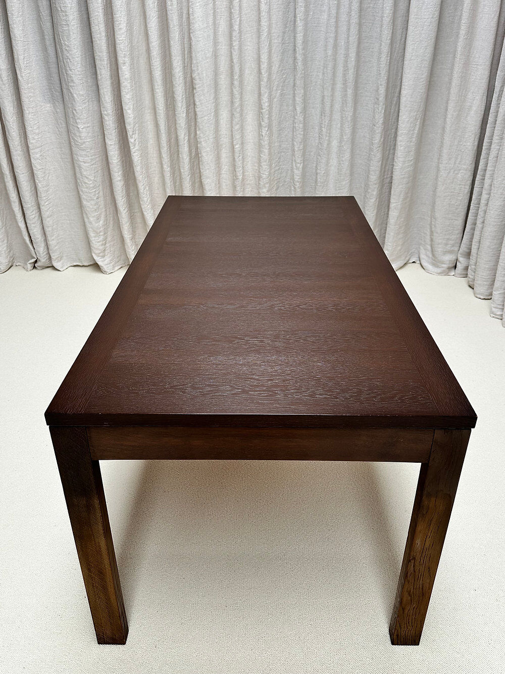 Dining set with 6 chairs and table, Roger Vanthournout, Aurora, Izegem, Belgium, 1970s.