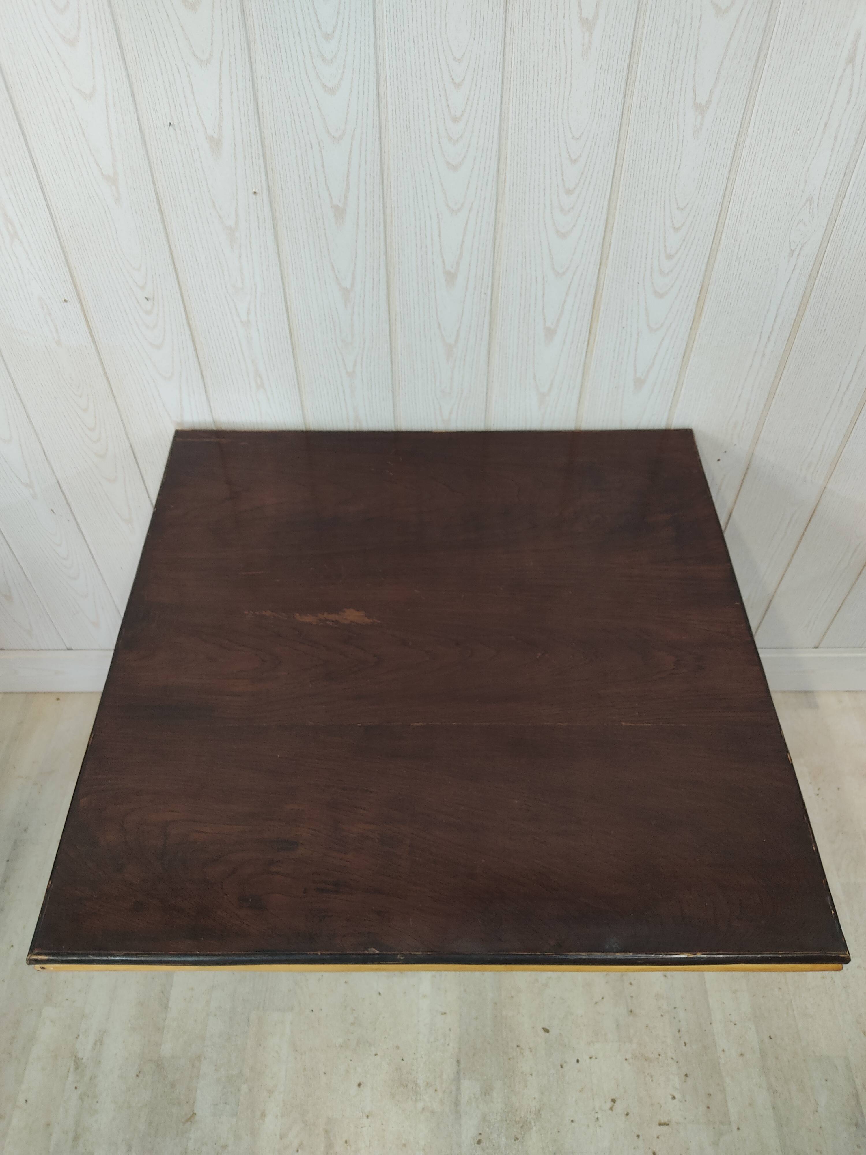 Bistro table bamboo and solid wood