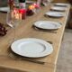 large solid oak farmhouse table
