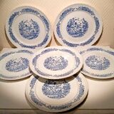 6 assiettes Série Don Quichotte Wembley