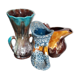 3 vases 1950/70