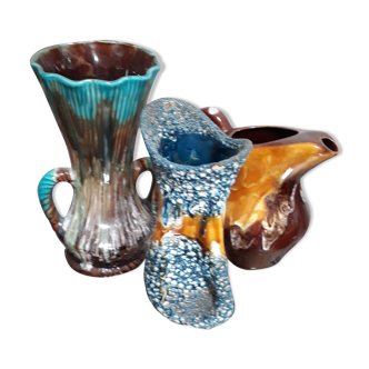 3 vases 1950/70