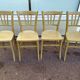 Lot de 4 chaise de bistrot Luterma - repeintes