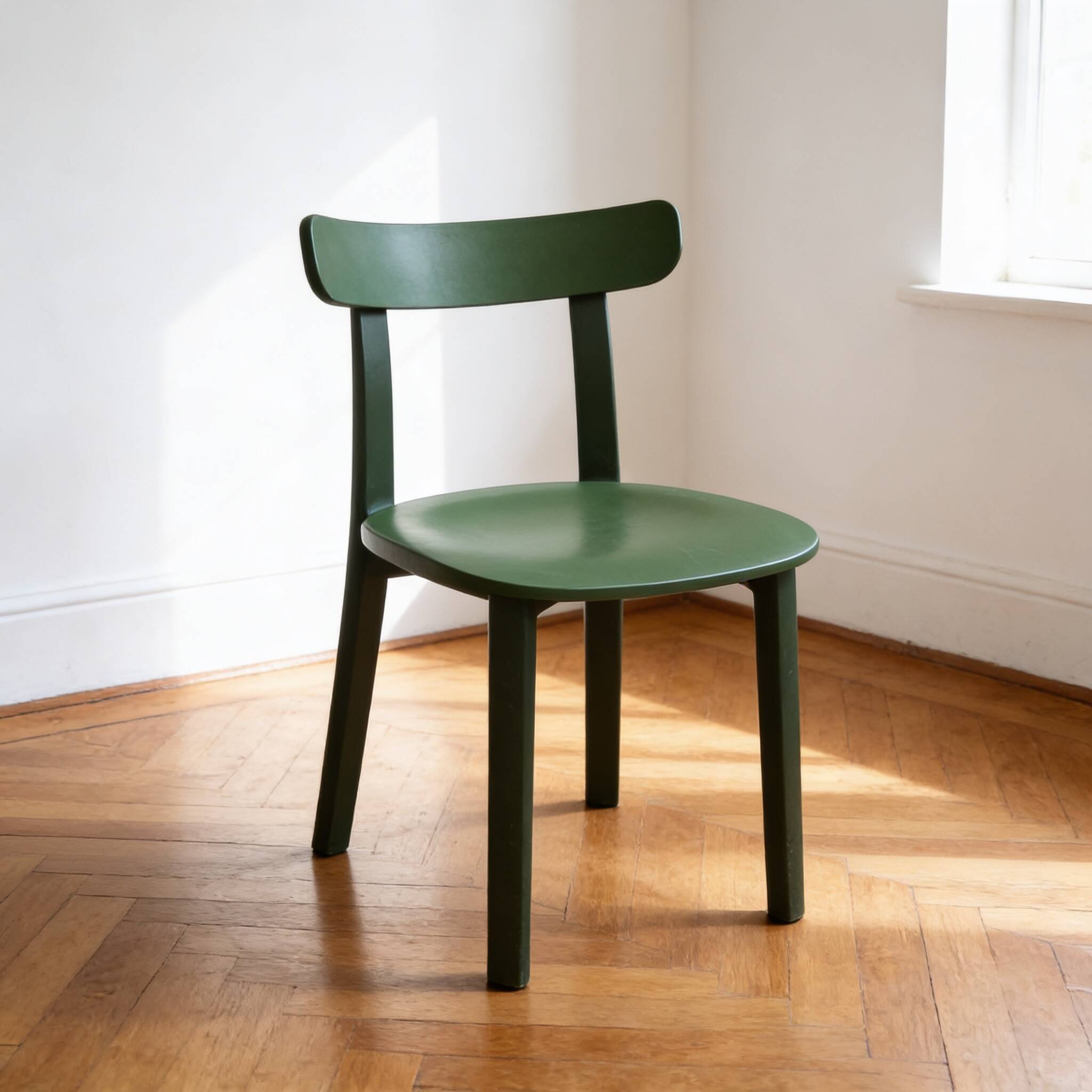 Set of 4 All Plastic Chairs, Vitra