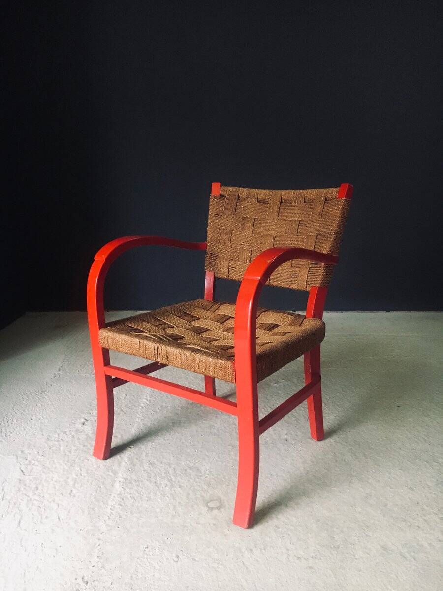 Mediterranean Armchairs, France, 1950s, Set of 2