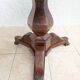 Empire side table in mahogany