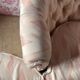 Pair of Hollywood Regency style cabriolet armchairs in satin pink, 1970s.