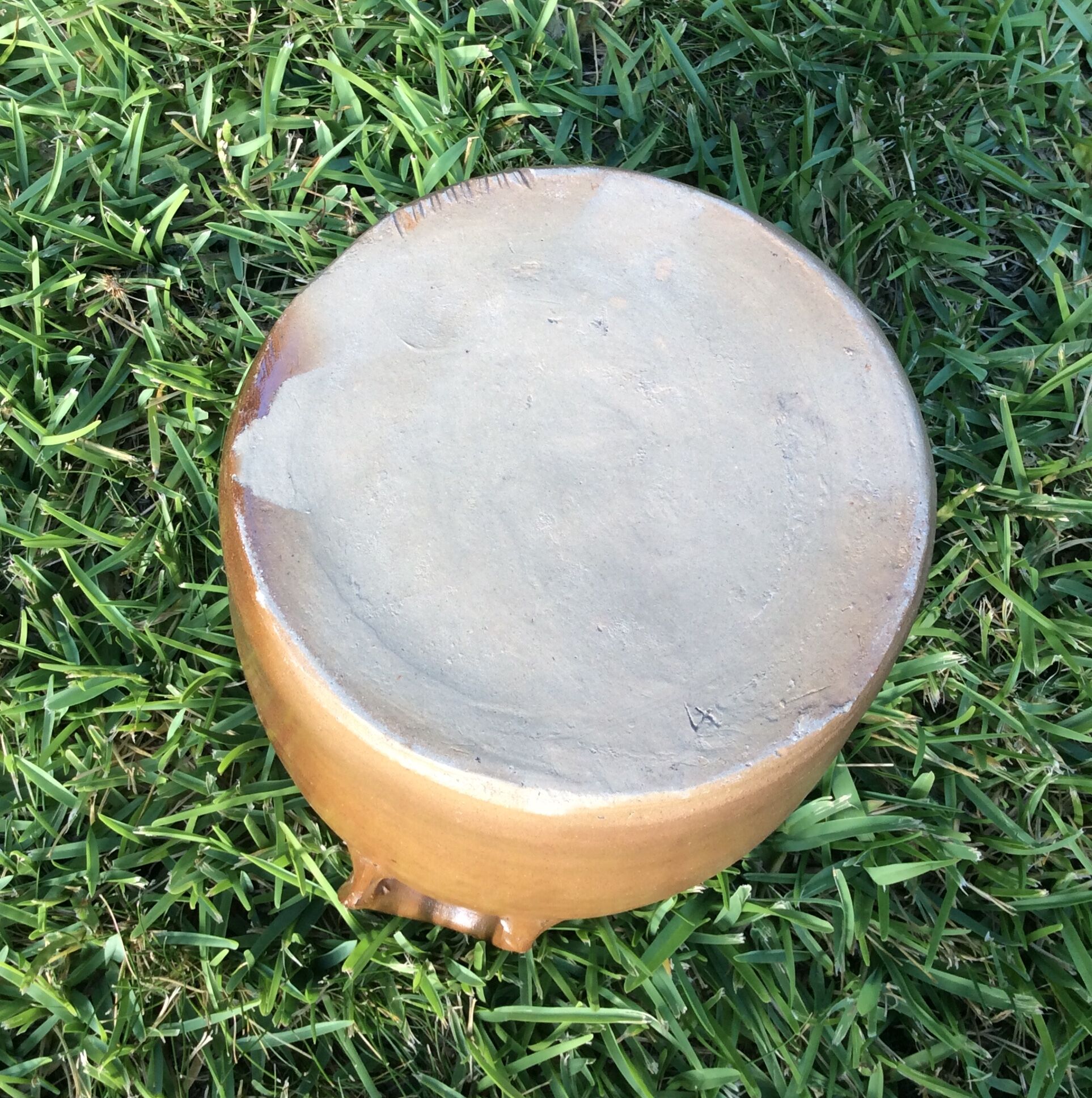 Old grease pot, candied sandstone