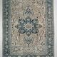 Tapis Persan Vintage Bleu Fait Main, Élégance Classique d’Iran, 293x391 Cm