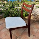 Chaise scandinave en teck de java