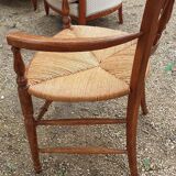 Straw armchair