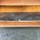 Vintage Parisian buffet with 2 bodies in white poplar wood