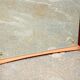Vintage Scandinavian mirror in teak H 128 cm