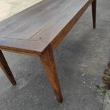 Farmhouse table in blond walnut 200 cm