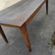 Farmhouse table in blond walnut 200 cm