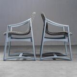 Set of 4 chairs fabric pied de poule anni' 60 vintage modern