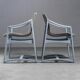Set of 4 chairs fabric pied de poule anni' 60 vintage modern