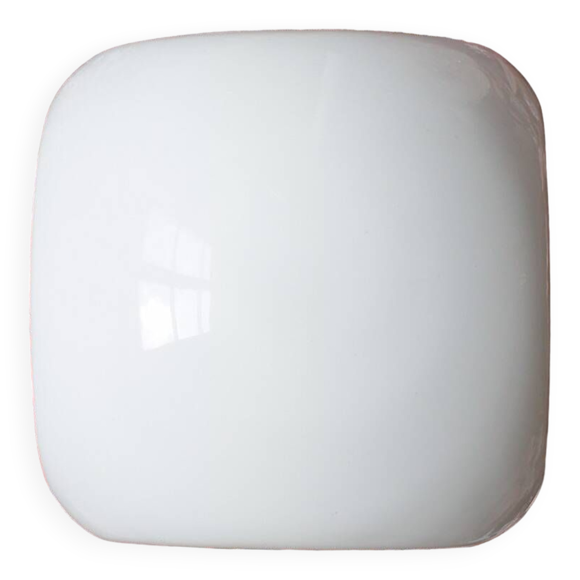 White opaline ceiling light/wall light "milky"