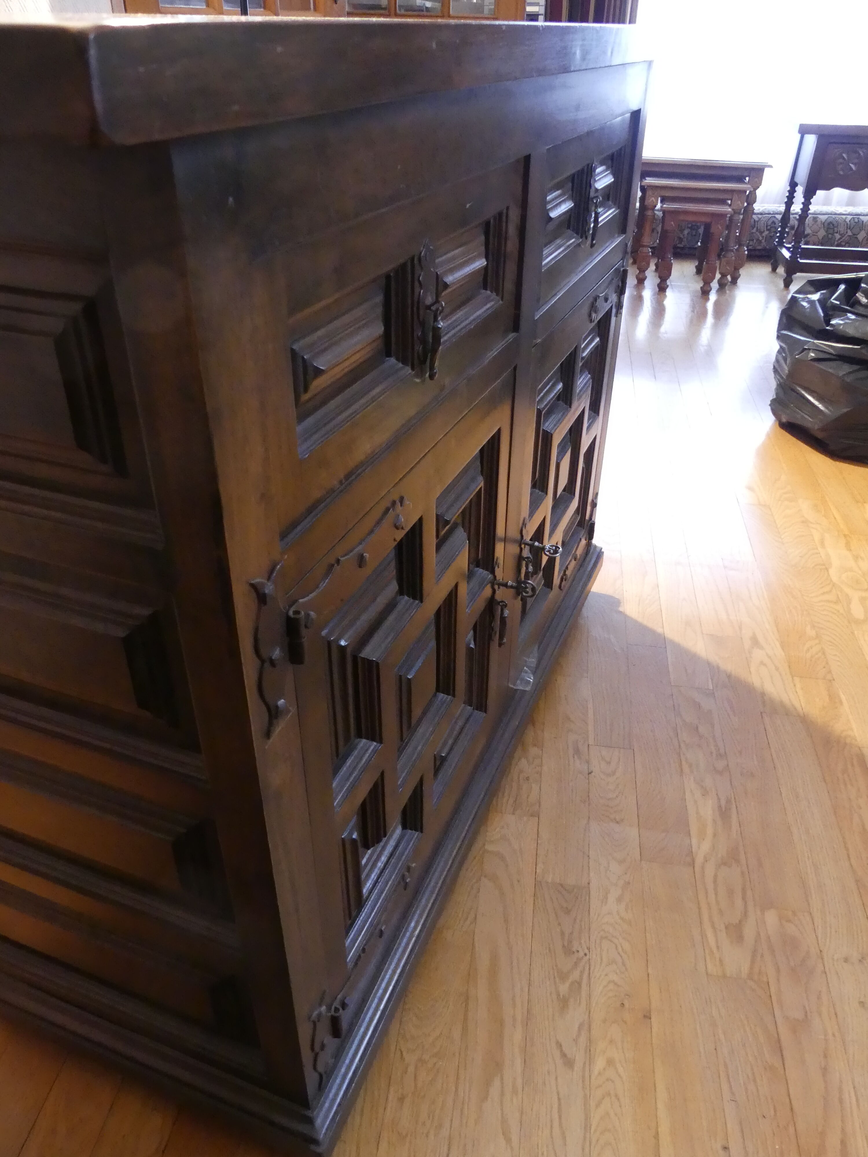 Catalan Spanish baroque chest of drawers
