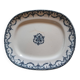 Rectangular iron earth dish French English Company