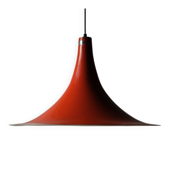 Suspension sorcière XL Massive Lighting, orange laqué, Belgique, 1960s