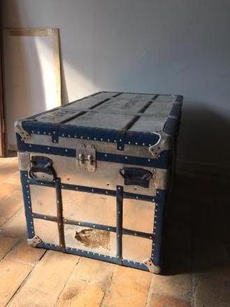 Vintage travel trunk