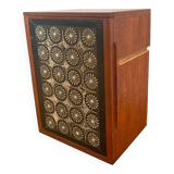 Hans-Agne Jakobsson, Ahus teak floating / hanging cabinet, Mid Century Scandinavian design