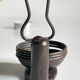 Brutalist vintage snail shape candle holder