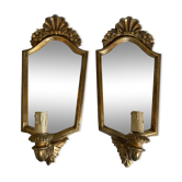Paire d'appliques murales florentines