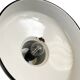 Enameled industrial pendant light. France 1950s