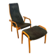 Lamino armchair in green by Yngve Ekström for Swedese, 1960