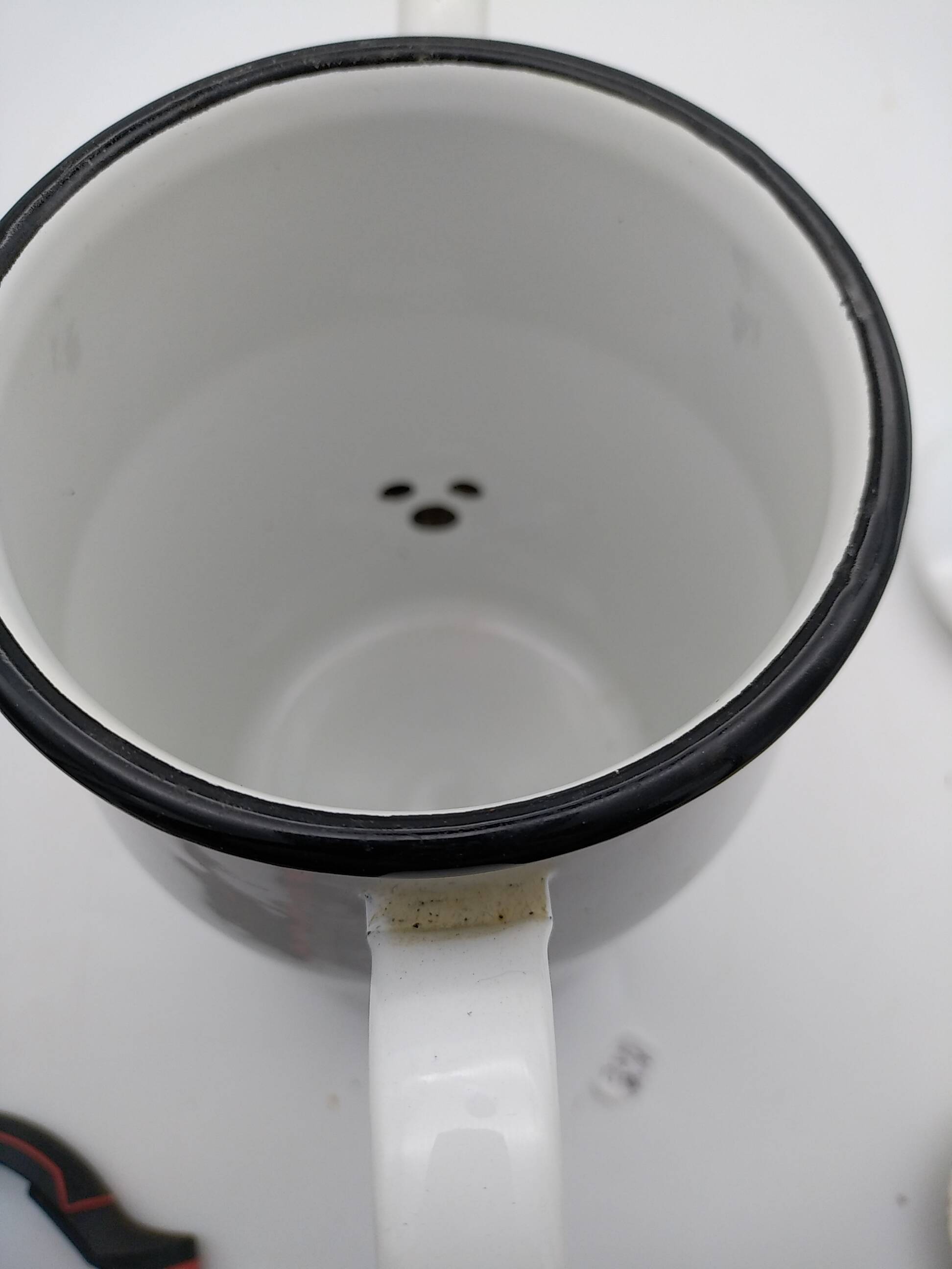 Enameled metal coffee maker