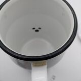 Enameled metal coffee maker