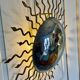 Vintage sun wall lamp