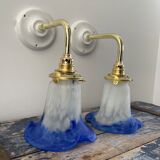 Art deco wall lights